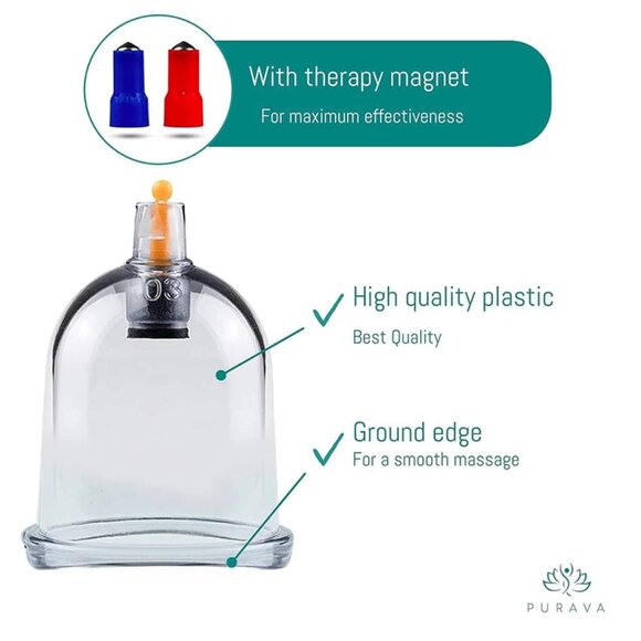 Purava Cupping Therapy Set - Picture 4 of 8